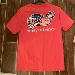 Vineyard Vines USA Lacrosse Pocket Tee